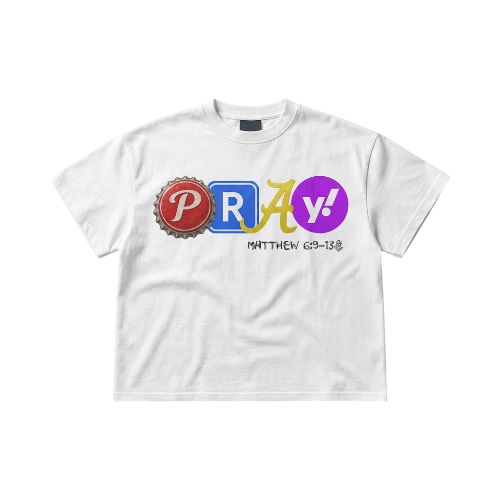 PŘĀŸ Graphic Tee — Matthew 6:9–13