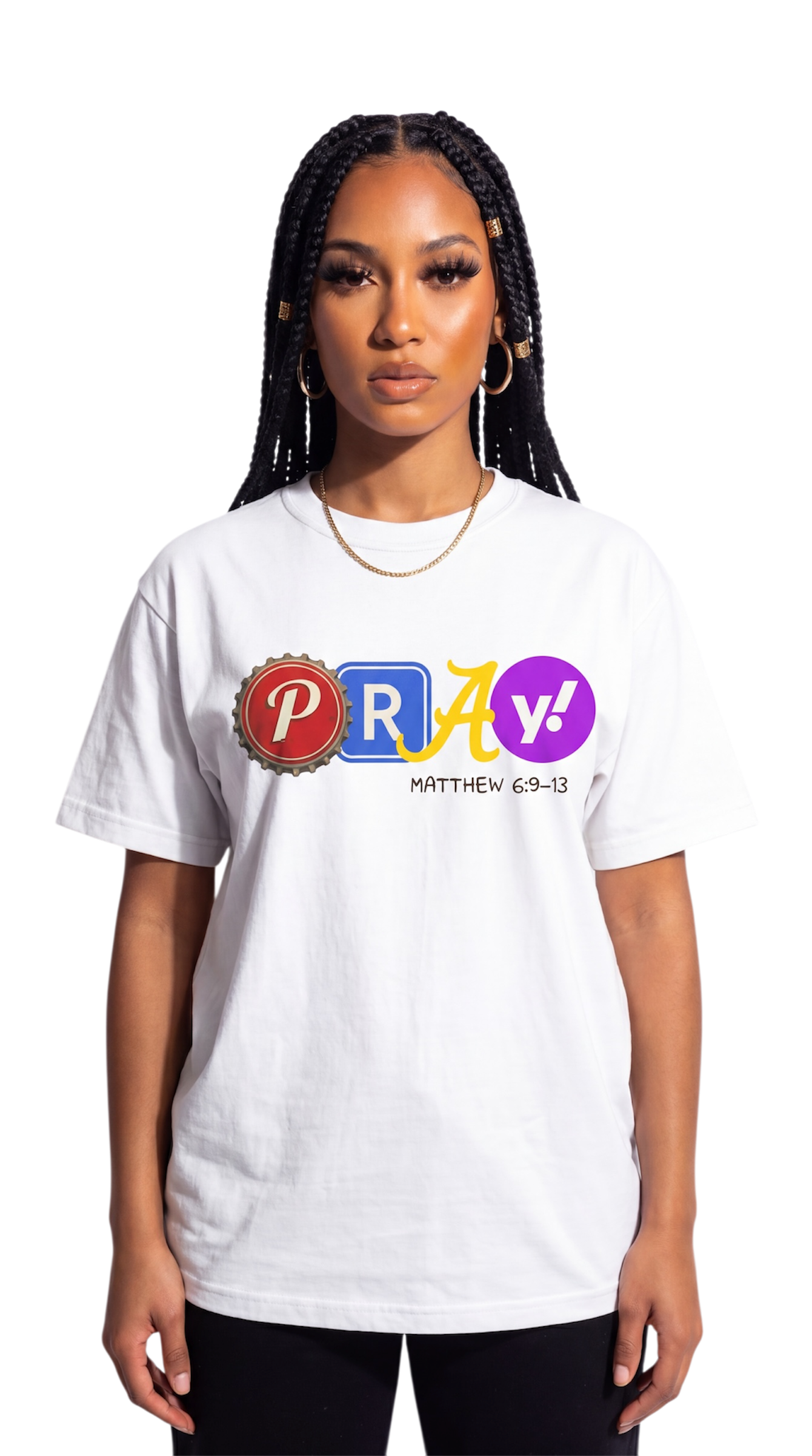 PŘĀŸ Graphic Tee — Matthew 6:9–13